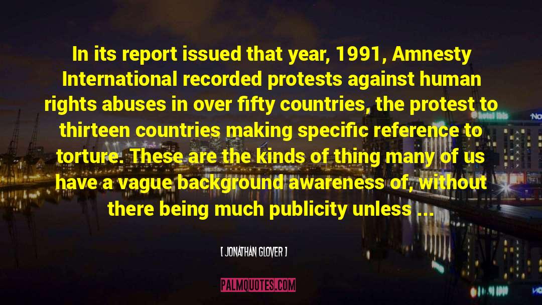 Amnesty International quotes by Jonathan Glover