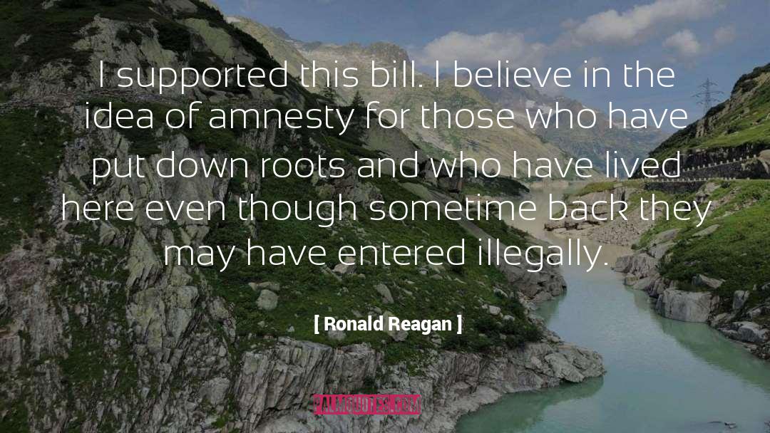 Amnesty quotes by Ronald Reagan