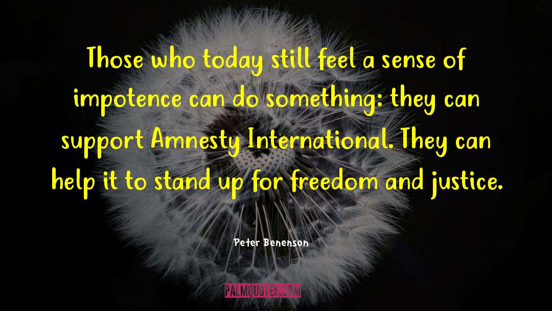 Amnesty quotes by Peter Benenson