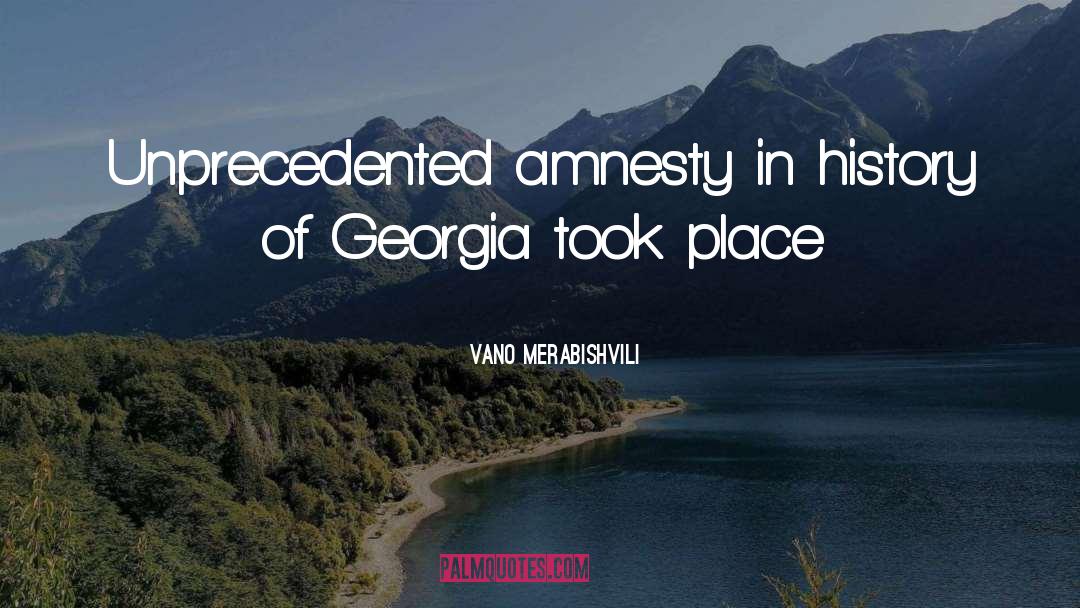 Amnesty quotes by Vano Merabishvili