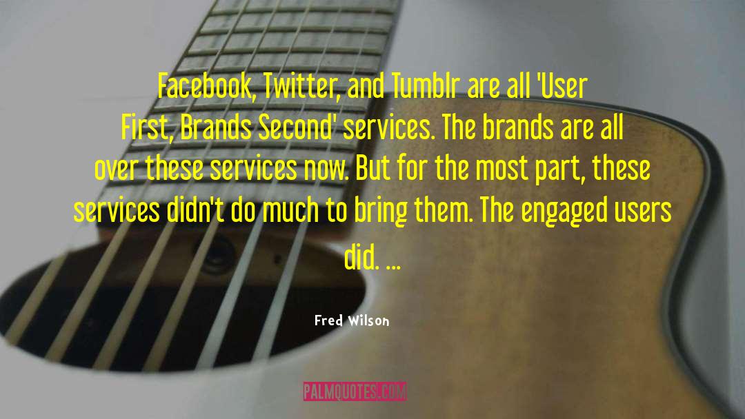 Amo Services quotes by Fred Wilson