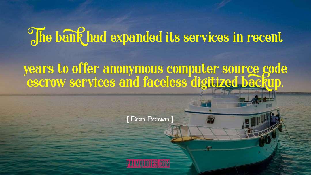 Amo Services quotes by Dan Brown