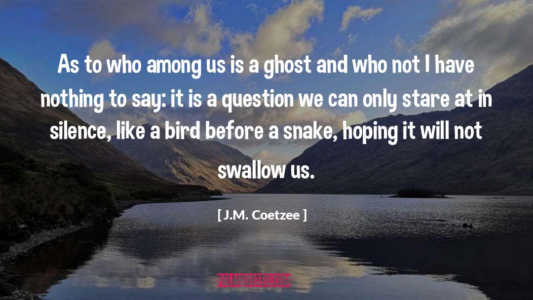 Among quotes by J.M. Coetzee