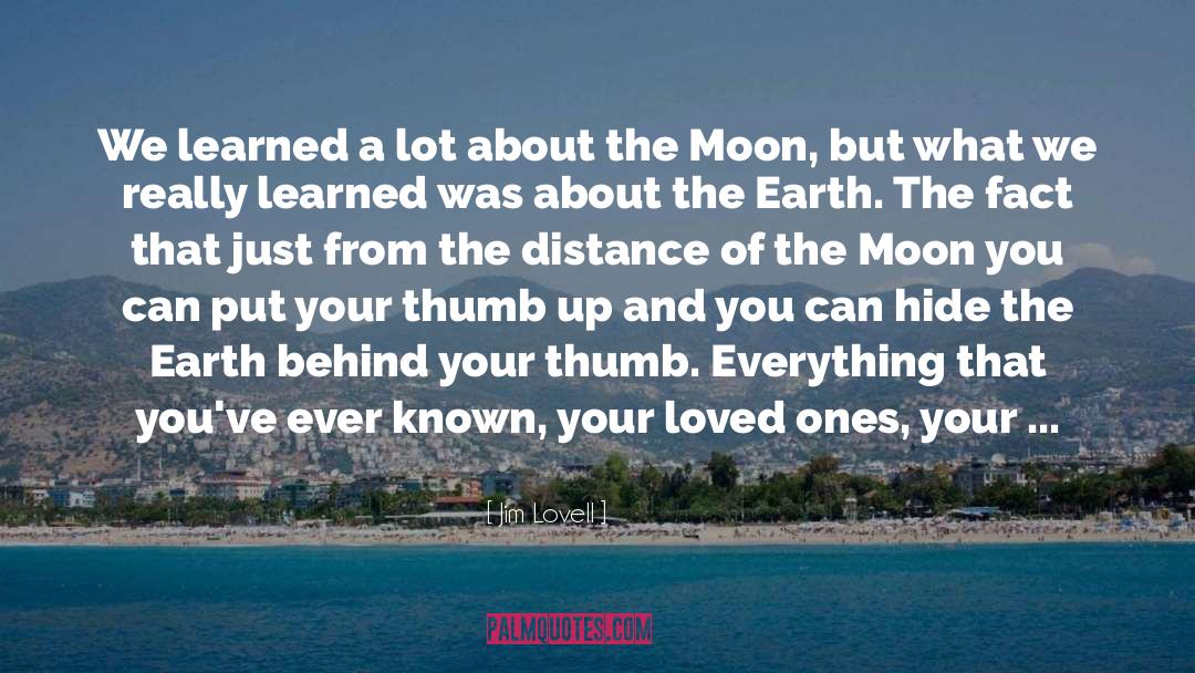 Amongst quotes by Jim Lovell