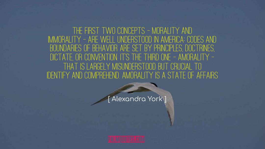 Amoral quotes by Alexandra York