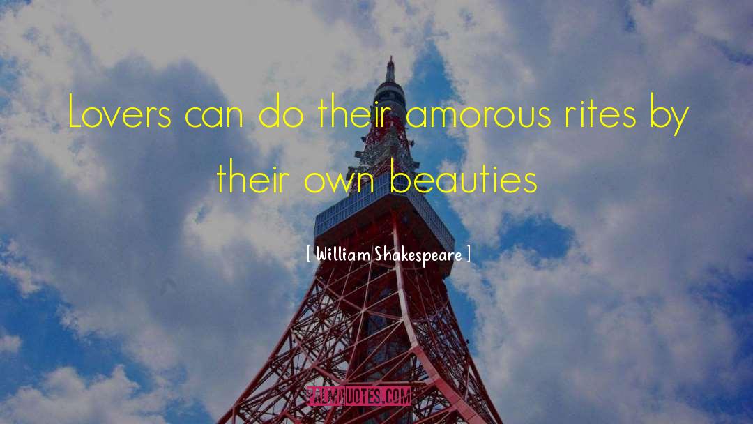 Amorous quotes by William Shakespeare