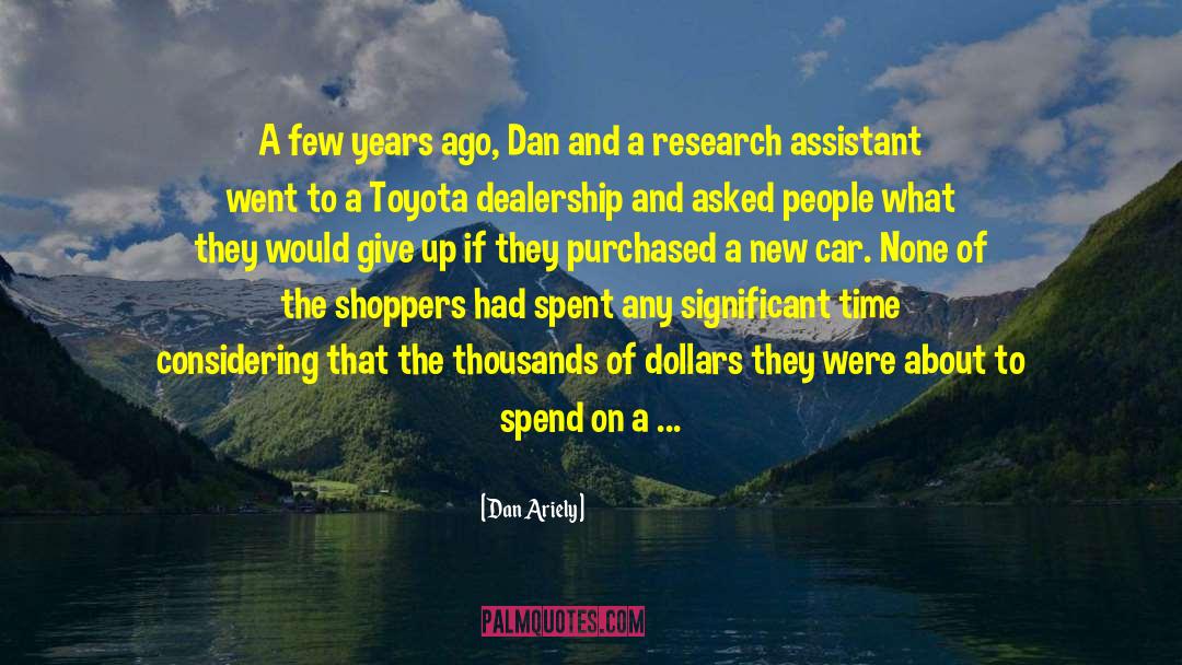 Amortizing Loans quotes by Dan Ariely