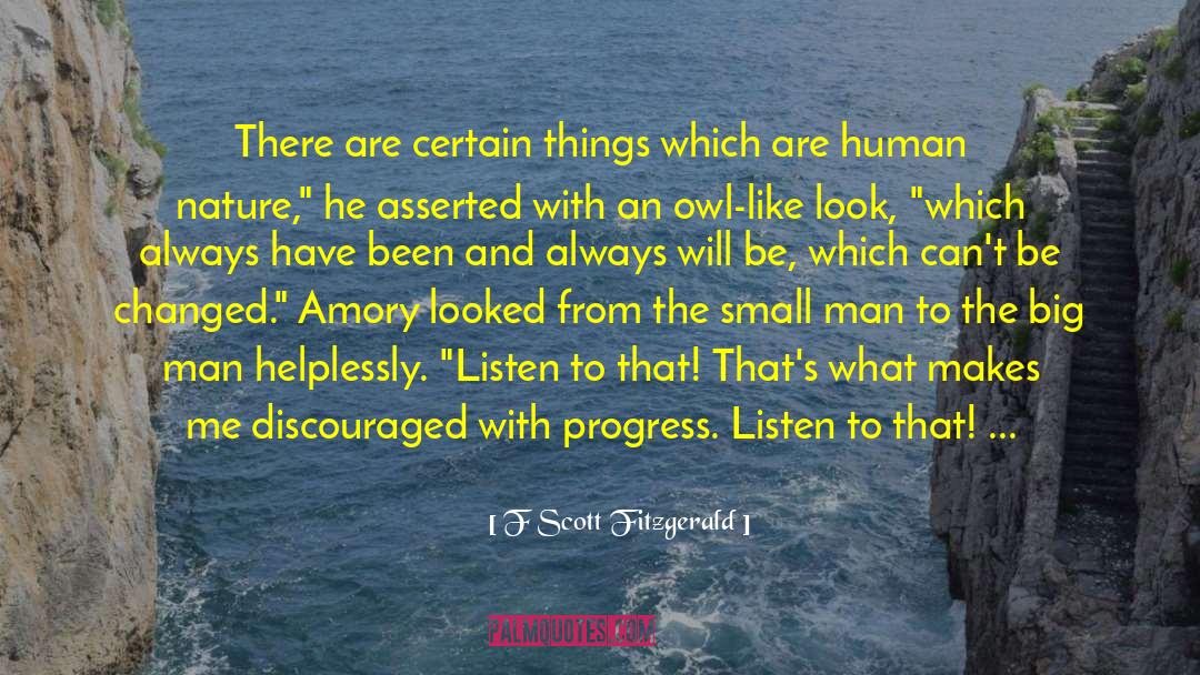 Amory quotes by F Scott Fitzgerald