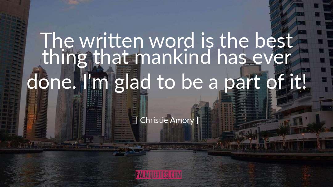 Amory quotes by Christie Amory