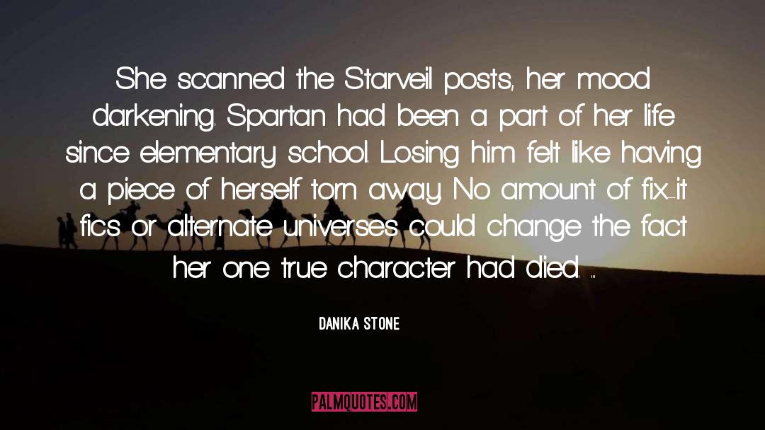 Amount quotes by Danika Stone