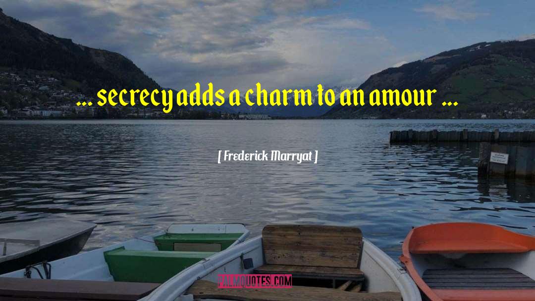 Amour quotes by Frederick Marryat