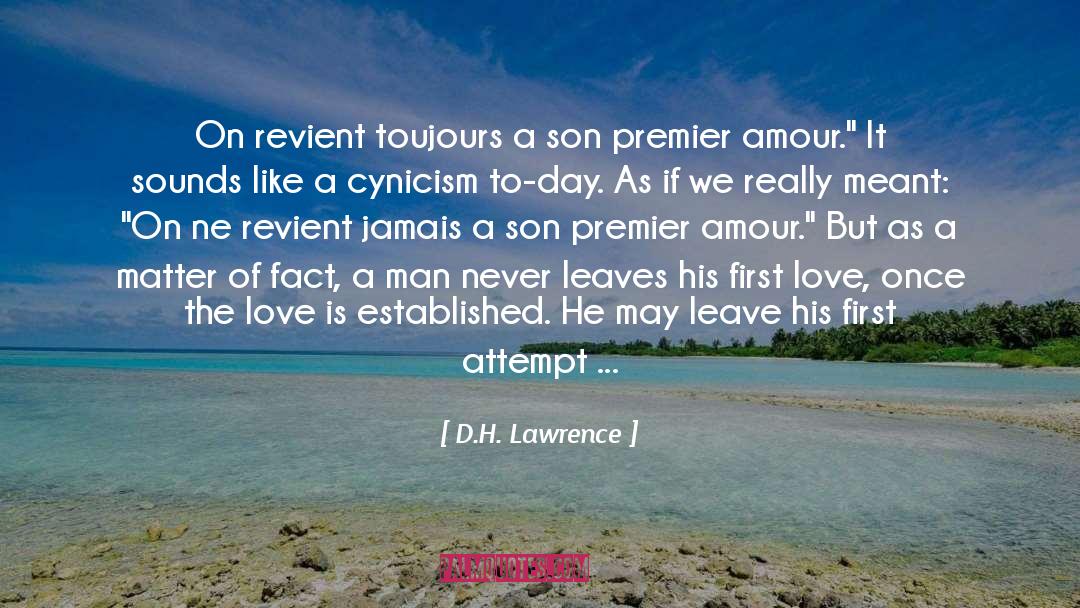 Amour quotes by D.H. Lawrence