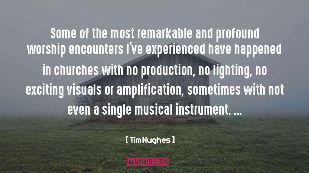 Amplification quotes by Tim Hughes