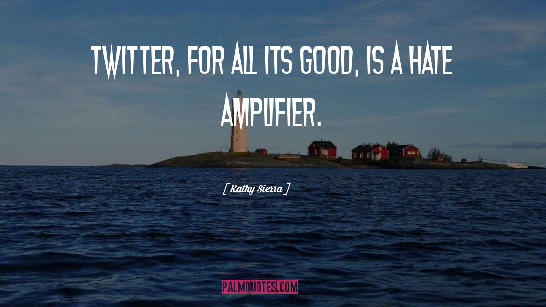 Amplifier quotes by Kathy Sierra