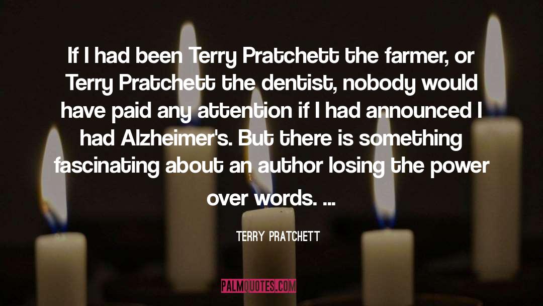 Amputee Author quotes by Terry Pratchett