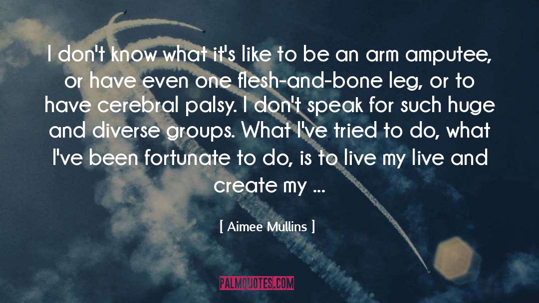 Amputee quotes by Aimee Mullins