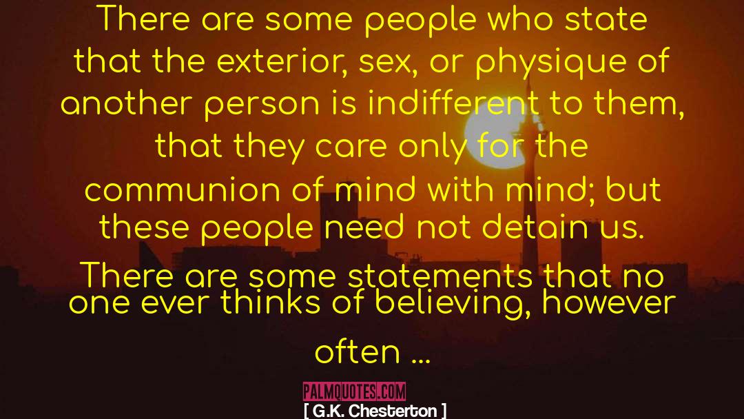 Amrani Physique quotes by G.K. Chesterton