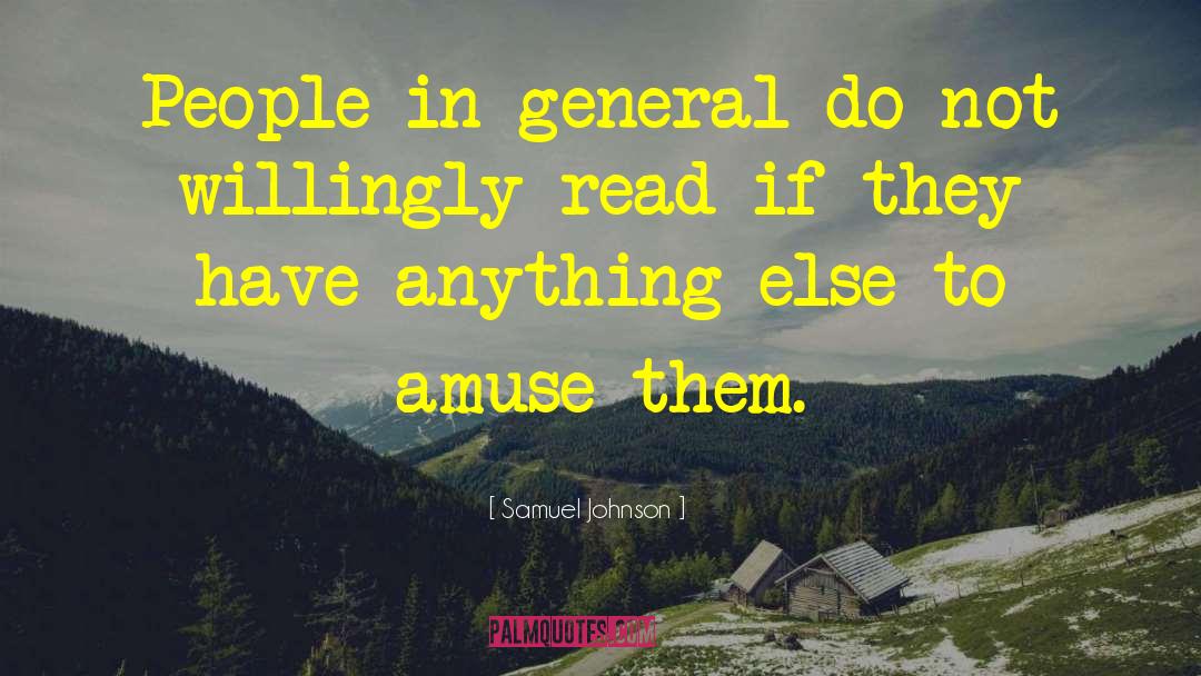 Amuse quotes by Samuel Johnson