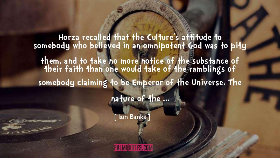 Amusement And Attitude quotes by Iain Banks