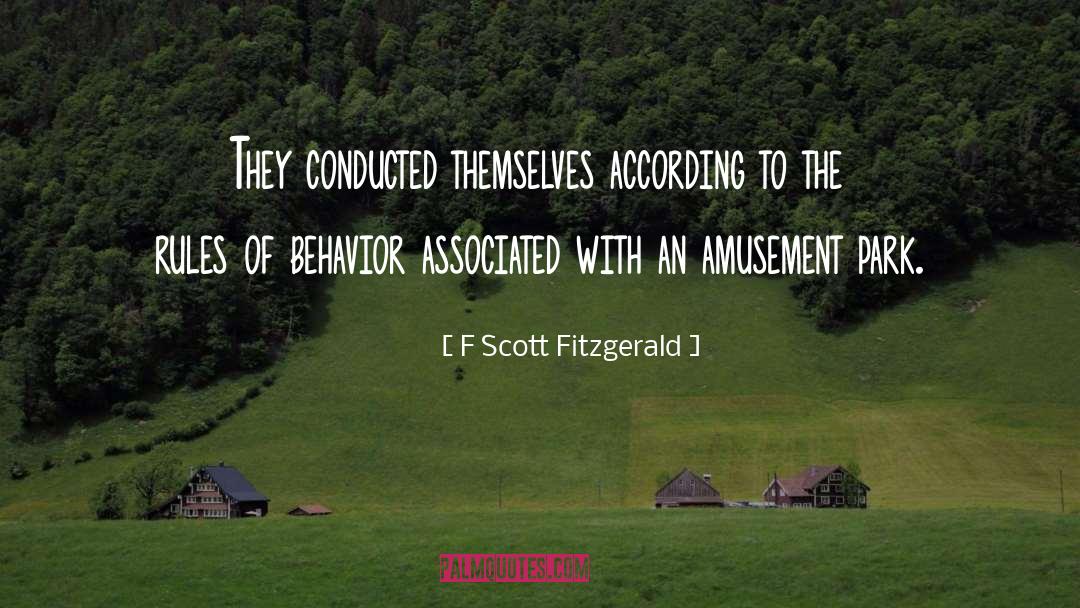 Amusement quotes by F Scott Fitzgerald