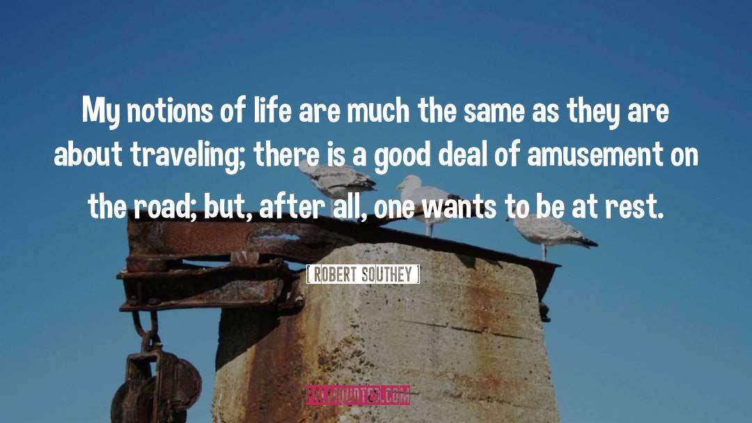 Amusement quotes by Robert Southey