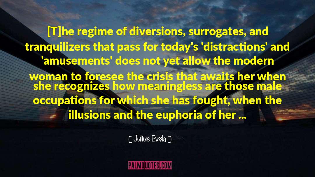 Amusements quotes by Julius Evola