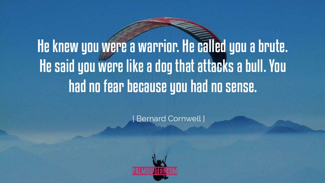 Amusing Dog quotes by Bernard Cornwell