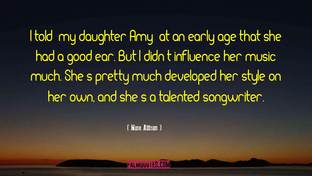 Amy And Pueblo quotes by Mose Allison