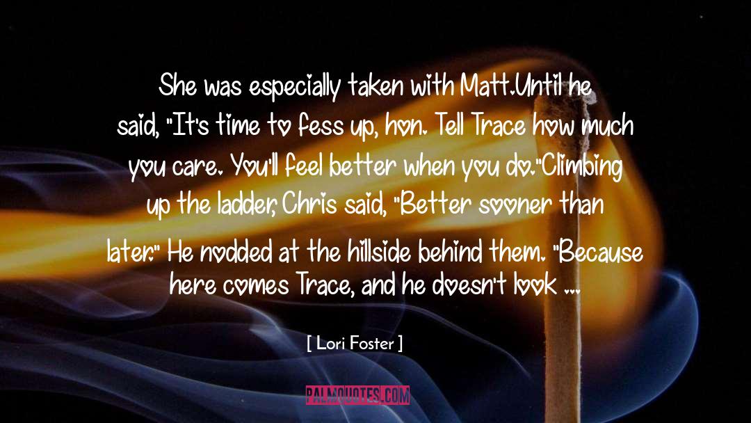 Amy Foster quotes by Lori Foster