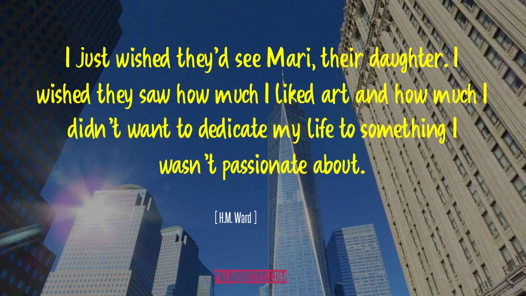Amy My Daughter quotes by H.M. Ward