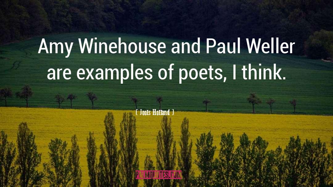 Amy Winehouse quotes by Jools Holland