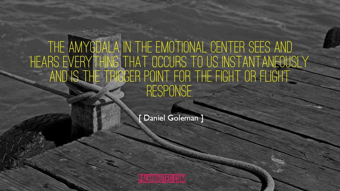 Amygdala quotes by Daniel Goleman