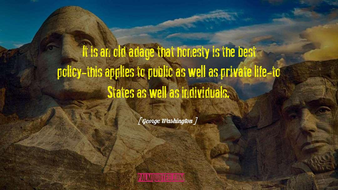 An Adage quotes by George Washington