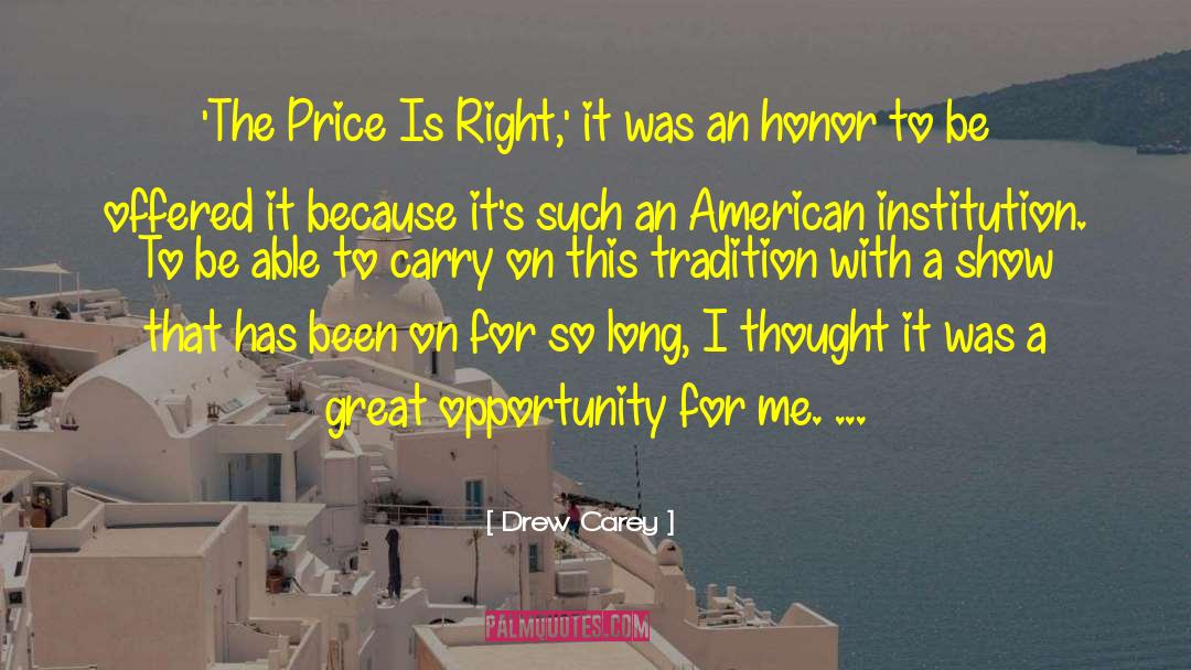 An American Pilgrimage quotes by Drew Carey
