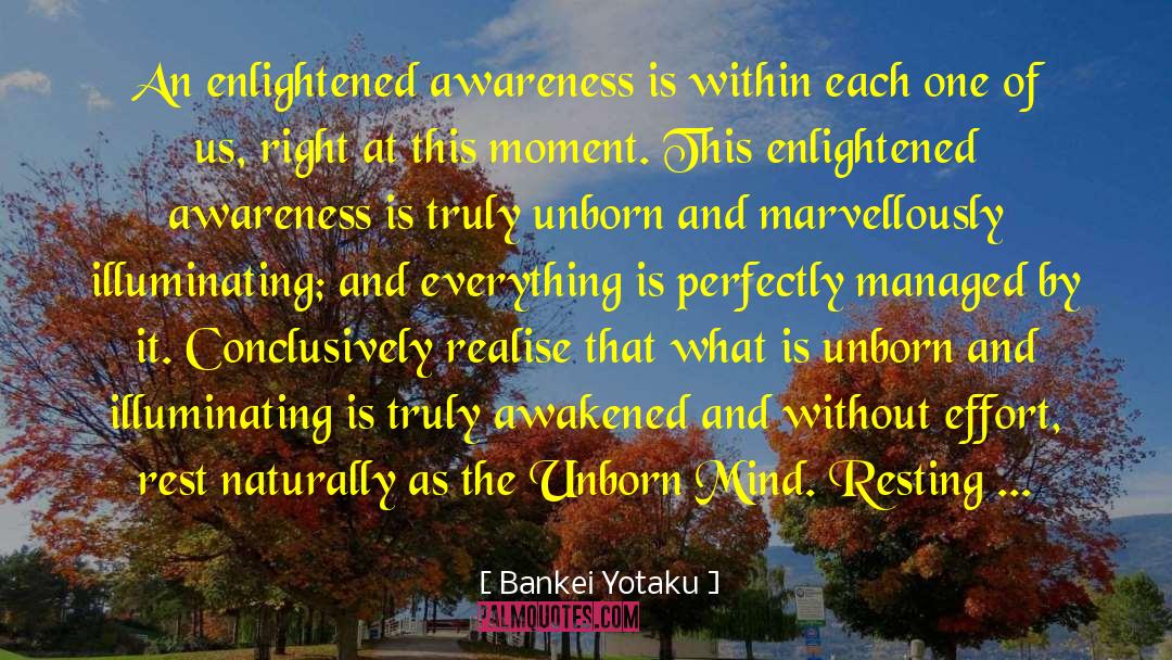 An Awakened Man quotes by Bankei Yotaku
