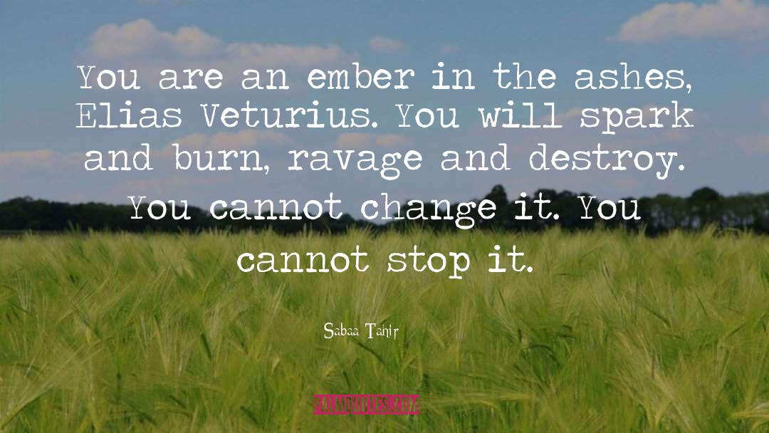 An Ember In The Ashes quotes by Sabaa Tahir