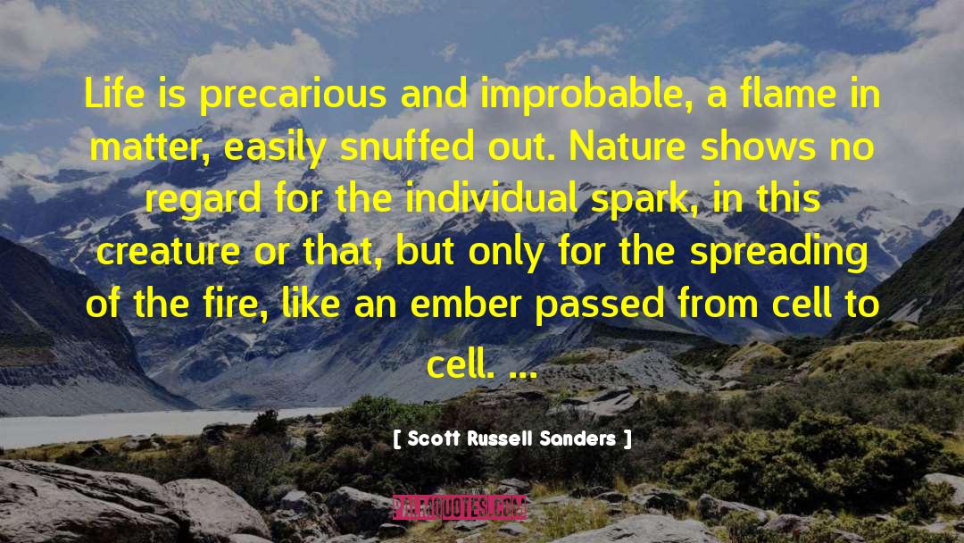 An Ember In The Ashes quotes by Scott Russell Sanders
