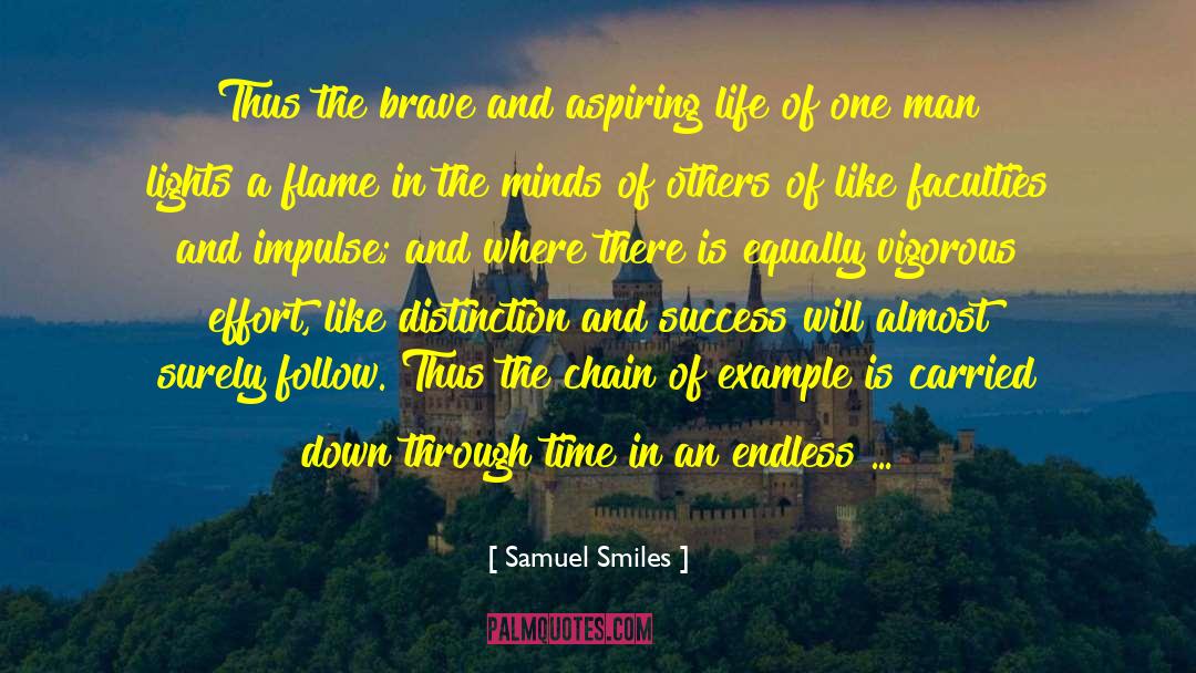 An Exciting Future quotes by Samuel Smiles