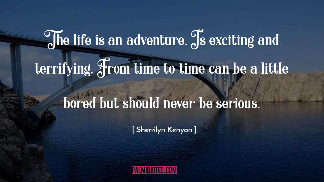 An Exciting Future quotes by Sherrilyn Kenyon