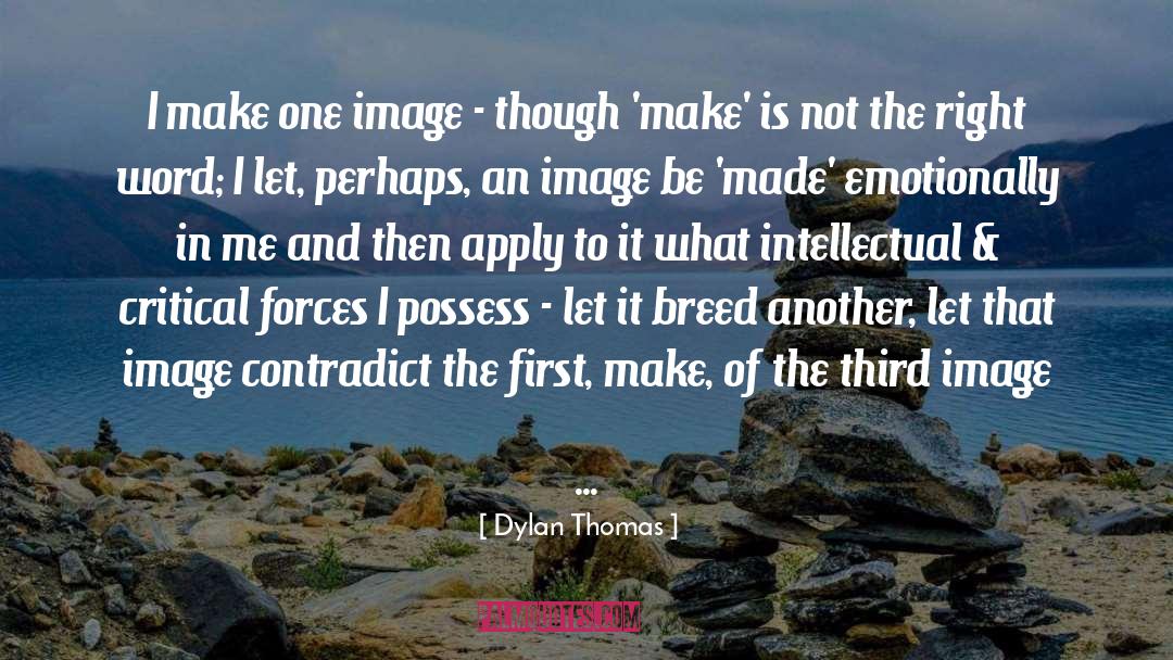 An Image quotes by Dylan Thomas