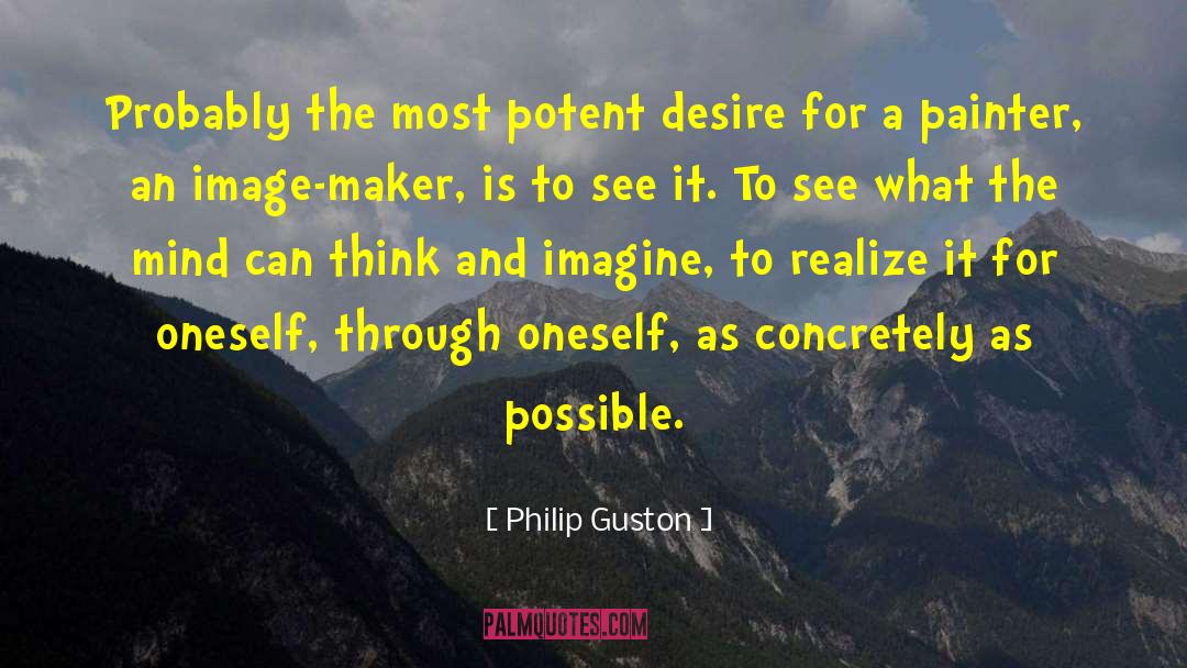 An Image quotes by Philip Guston
