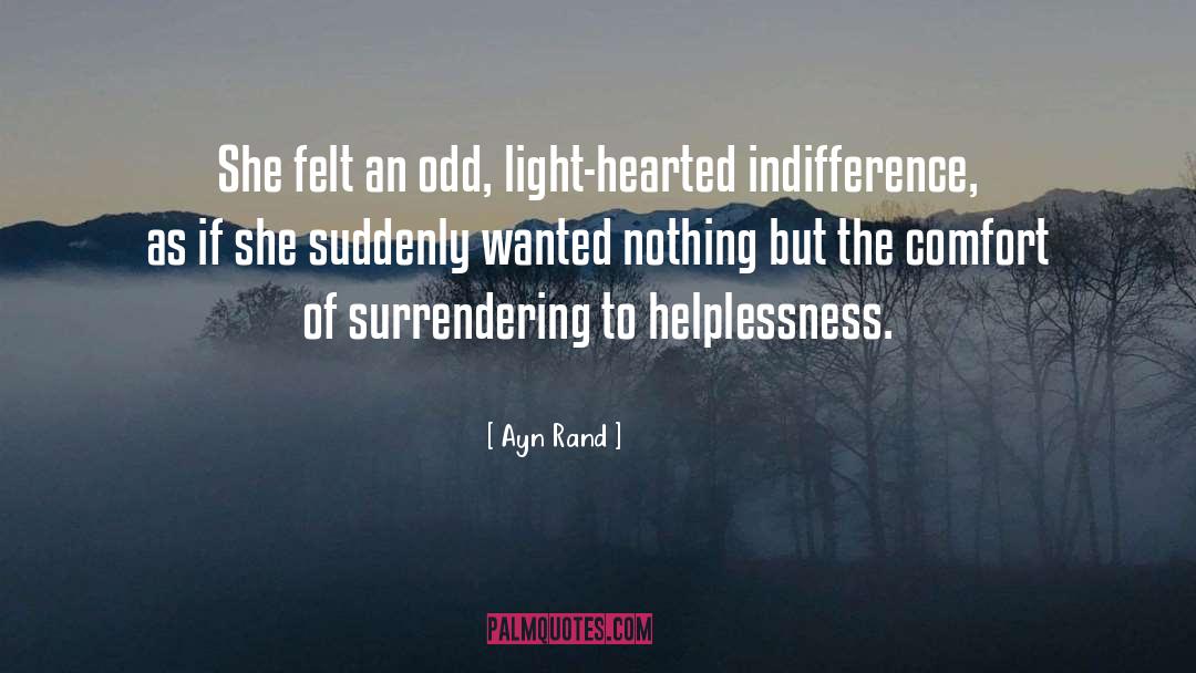 An Indifference Of Birds quotes by Ayn Rand