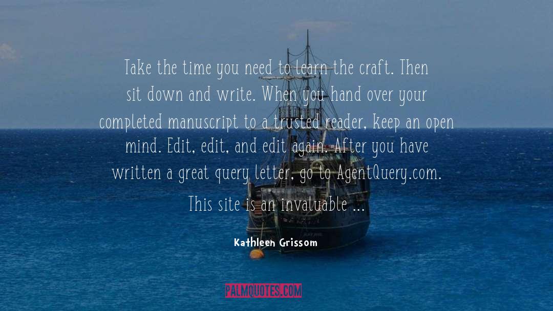 An Open Mind quotes by Kathleen Grissom