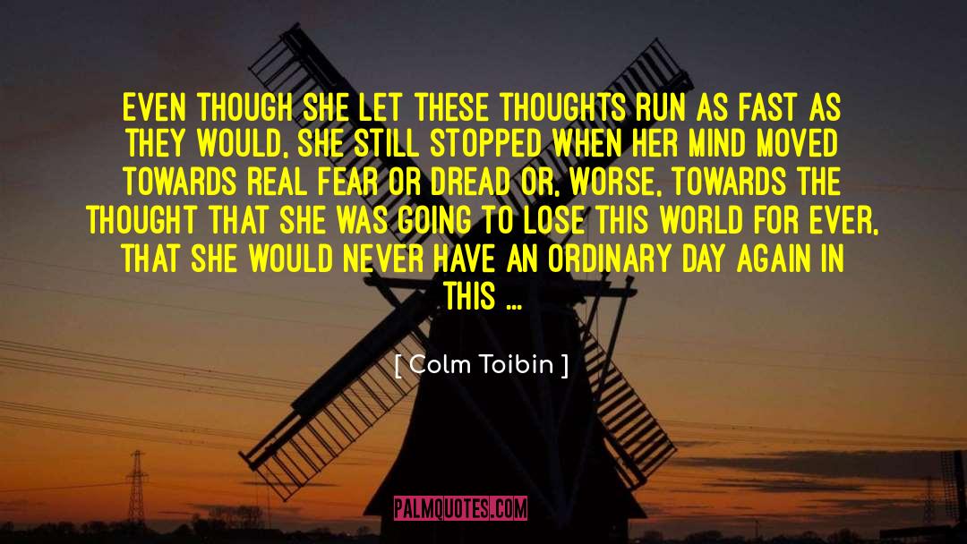 An Ordinary Life Transformed quotes by Colm Toibin