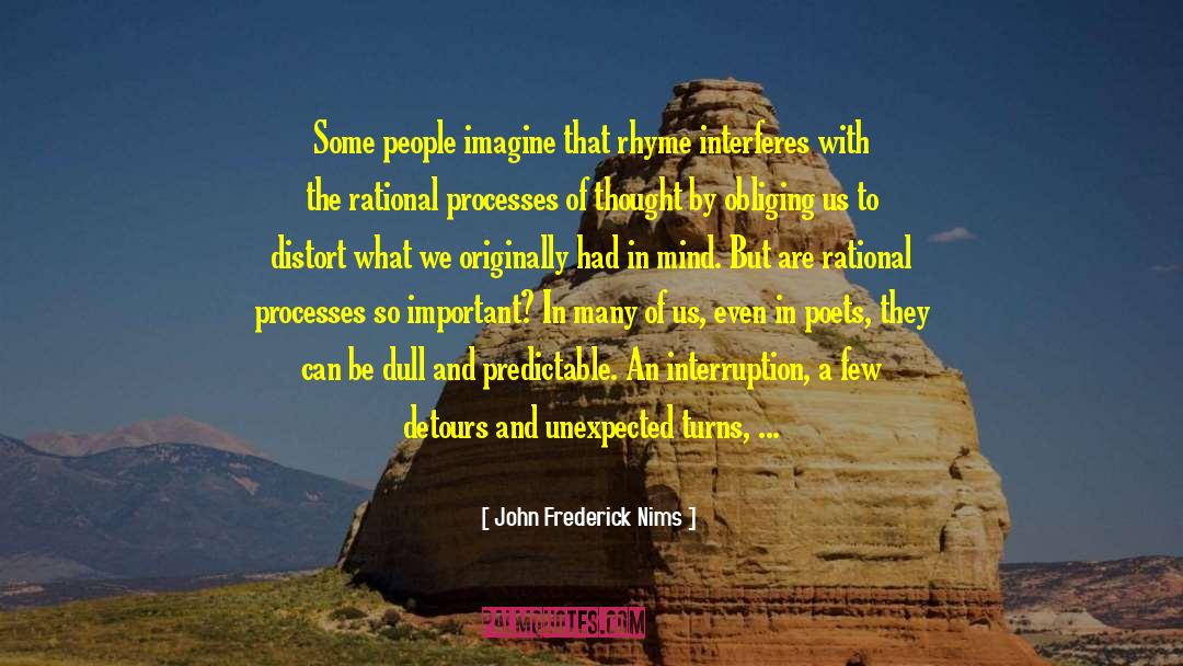 An Unexpected Journey quotes by John Frederick Nims