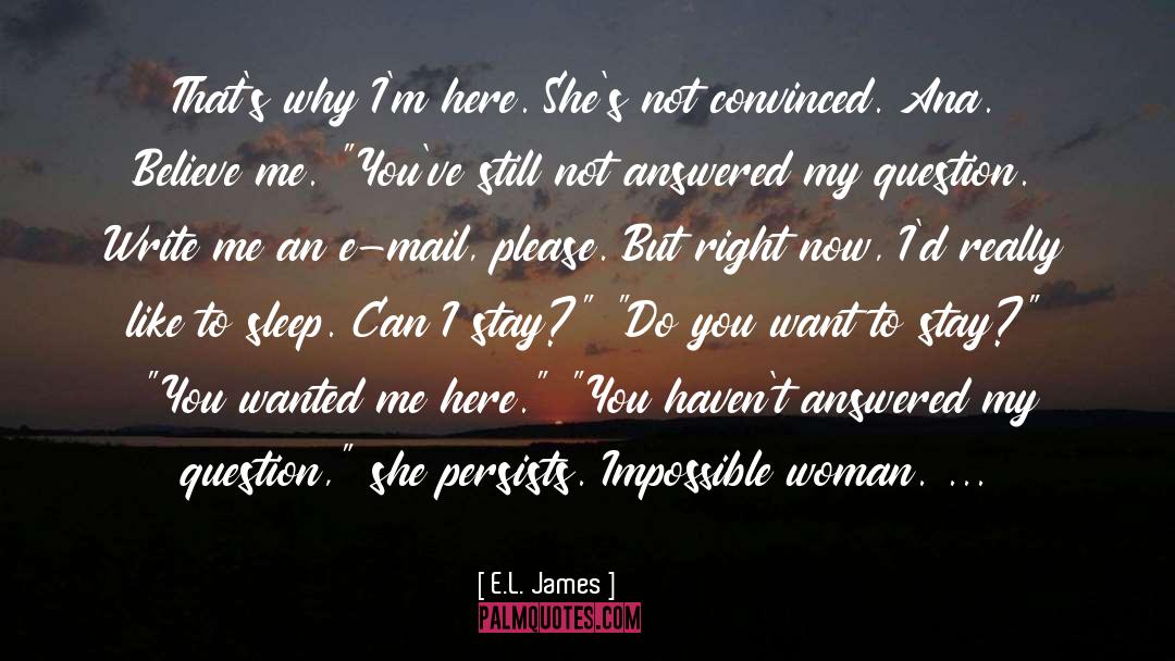 Ana Steele quotes by E.L. James