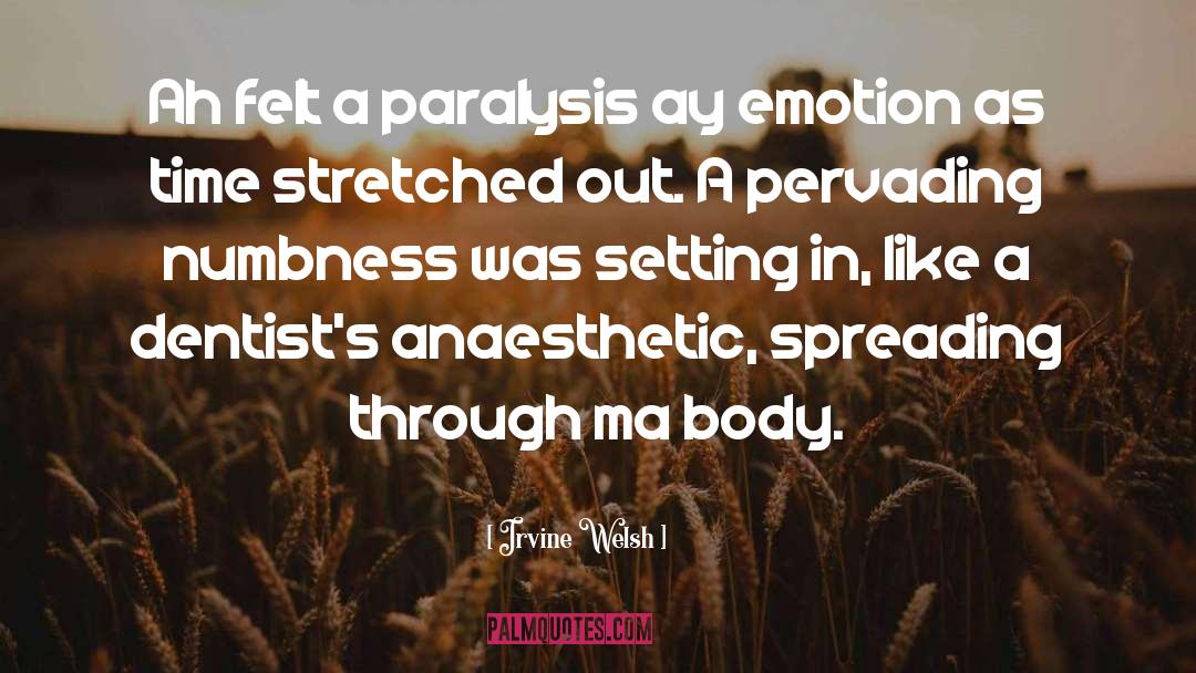 Anaesthetic quotes by Irvine Welsh