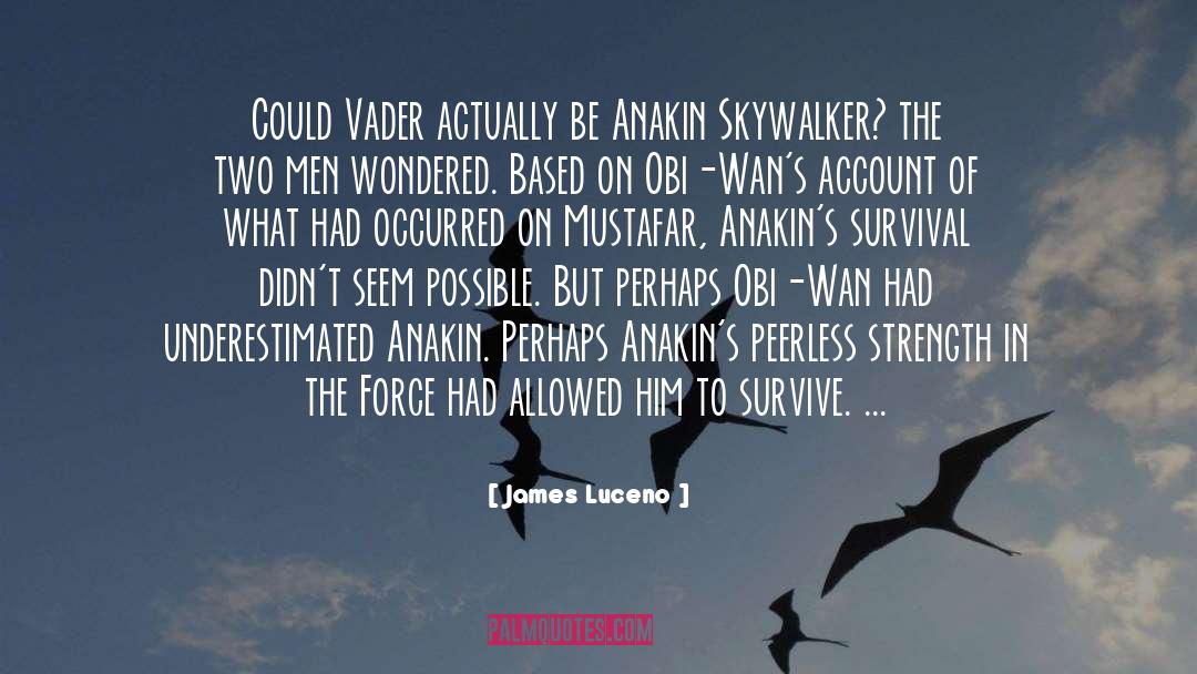 Anakin Skywalker quotes by James Luceno