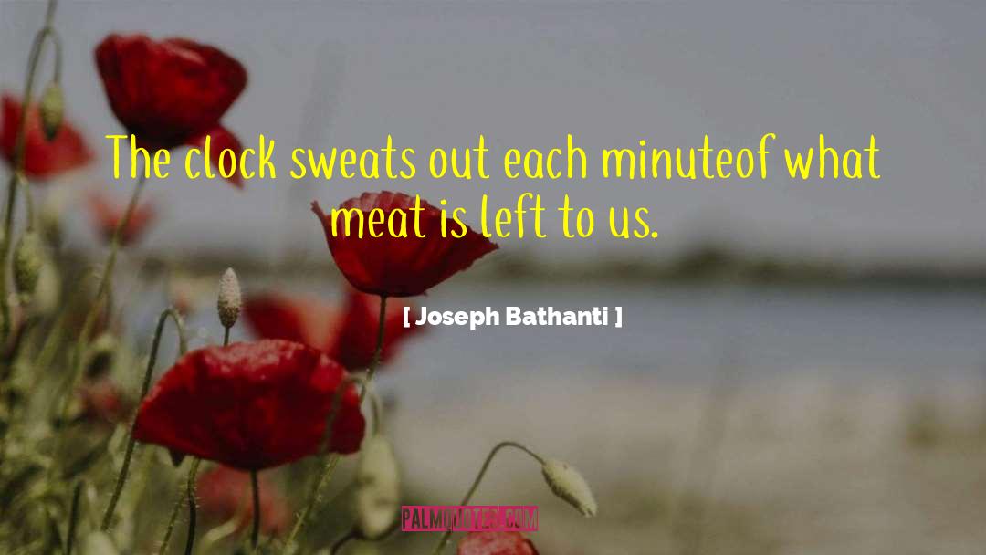 Analog Clock quotes by Joseph Bathanti