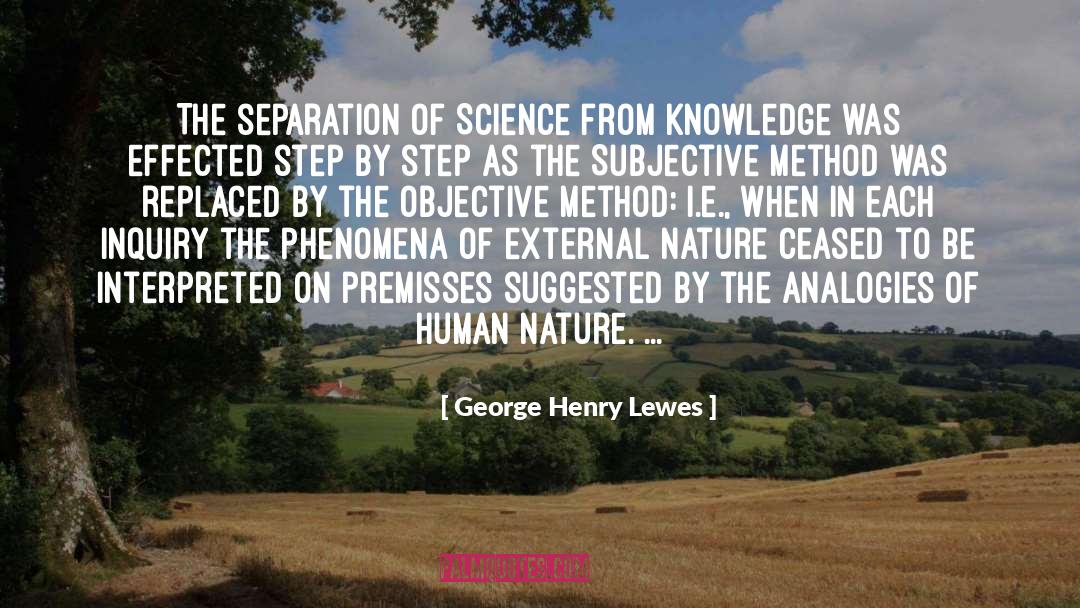 Analogies quotes by George Henry Lewes